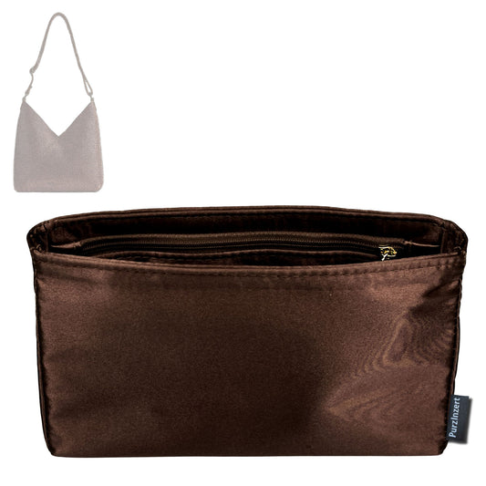 Bag Insert for (Portland Leather Goods, Naomi Shoulder Bag - Small) Organizer Tote Purse Organiser Liner Shaper [Premium Silk Material]