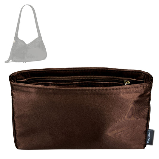 Bag Insert for (Tory Burch, Romy Shoulder Bag) Organizer Tote Purse Organiser Liner Shaper [Premium Silk Material]