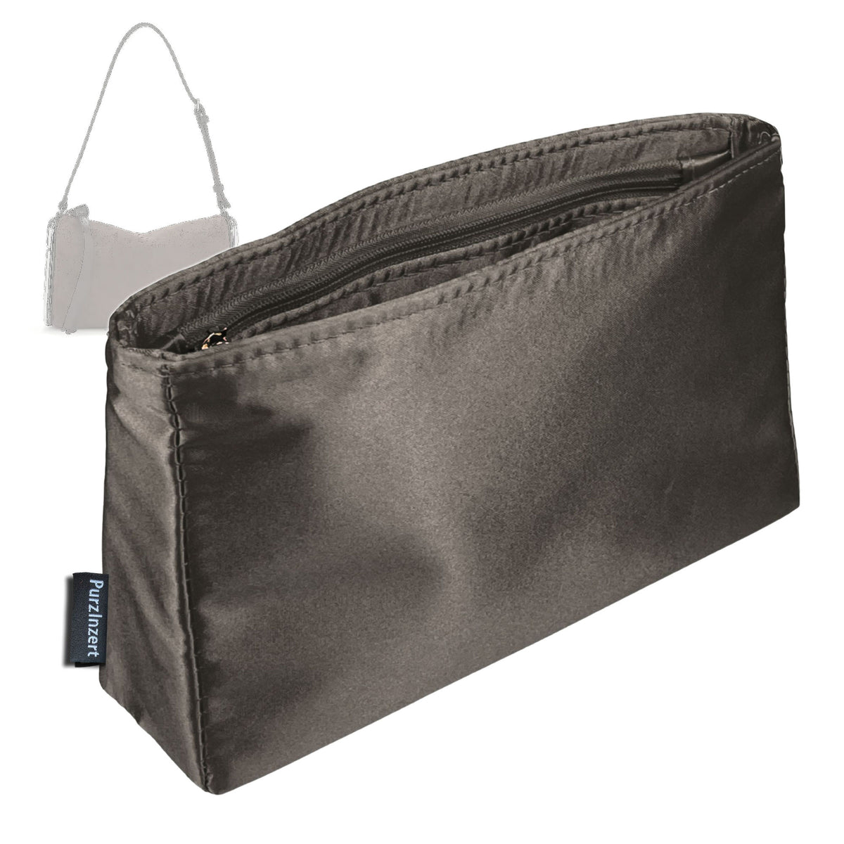 Bag Insert for (Marc Jacobs, Scene Small Shoulder Bag) Organizer Tote Purse Organiser Liner Shaper [Premium Silk Material]
