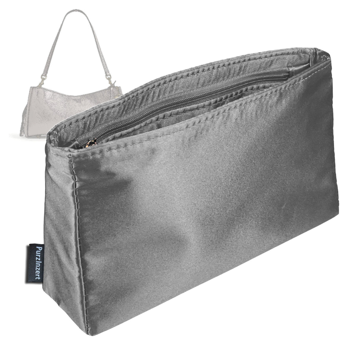 Bag Insert for (Coach, ROGUE BAG 34 CCX20) Organizer Tote Purse Organiser Liner Shaper [Premium Silk Material]