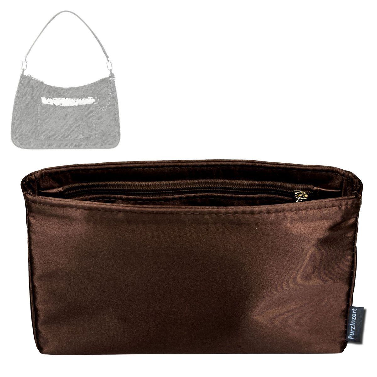 Bag Insert for (LV, Marelle NM) Organizer Tote Purse Organiser Liner Shaper [Premium Silk Material]