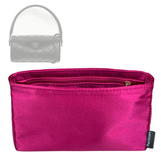 Bag Insert for (Chanel, Clutch with Chain) Organizer Tote Purse Organiser Liner Shaper [Premium Silk Material]