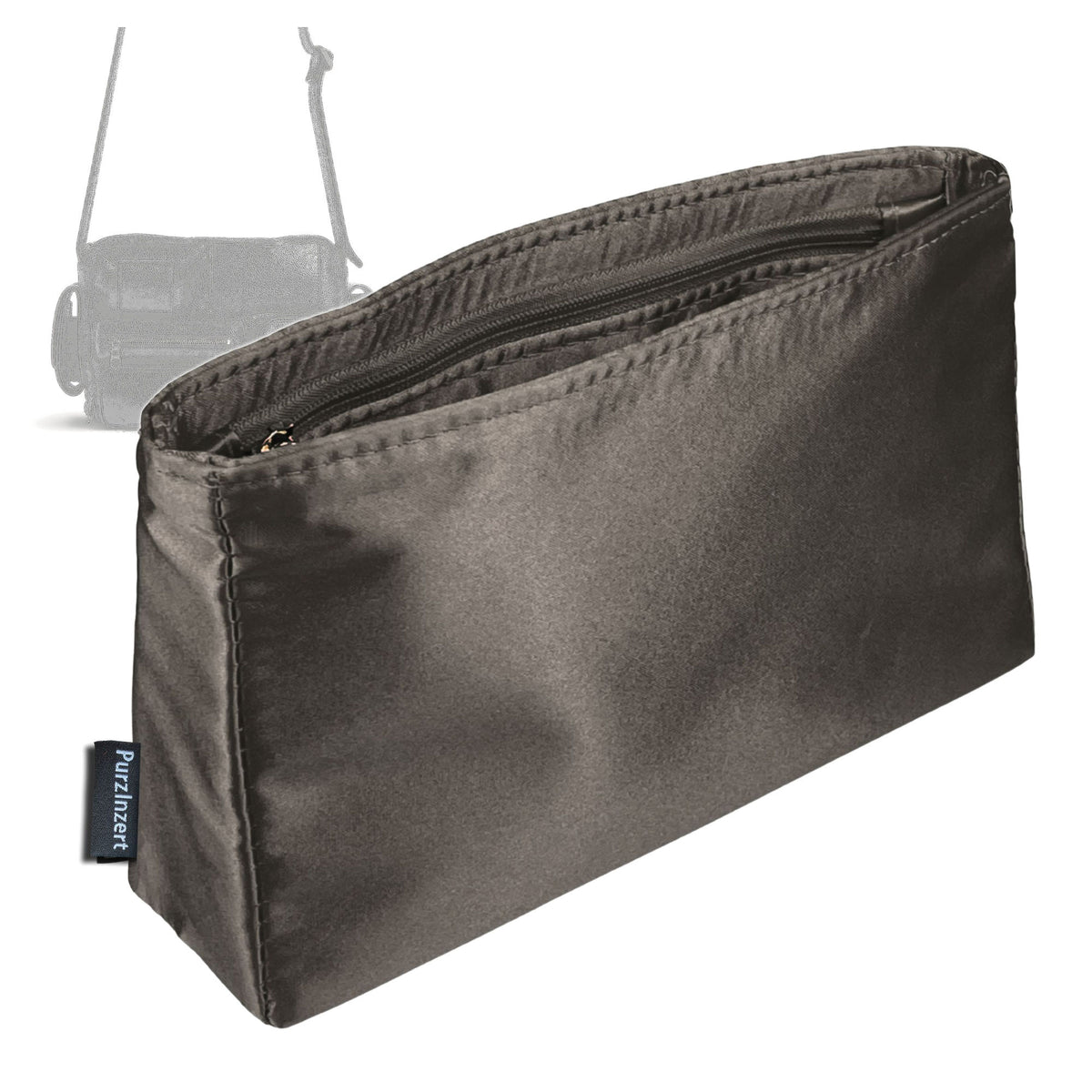 Bag Insert for (Balenciaga, Superbusy Camera Bag) Organizer Tote Purse Organiser Liner Shaper [Premium Silk Material]