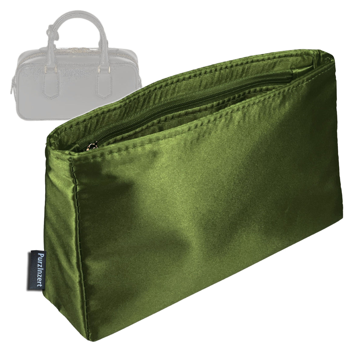 Bag Insert for (Miu Miu, Regular Arcadie Leather Bag) Organizer Tote Purse Organiser Liner Shaper [Premium Silk Material]