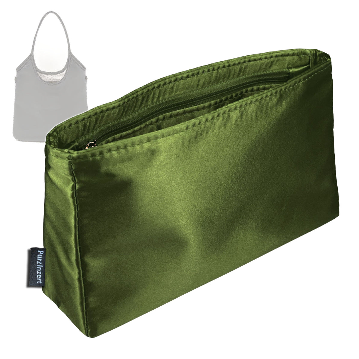 Bag Insert for (Miu Miu, Regular Ivy Bag) Organizer Tote Purse Organiser Liner Shaper [Premium Silk Material]