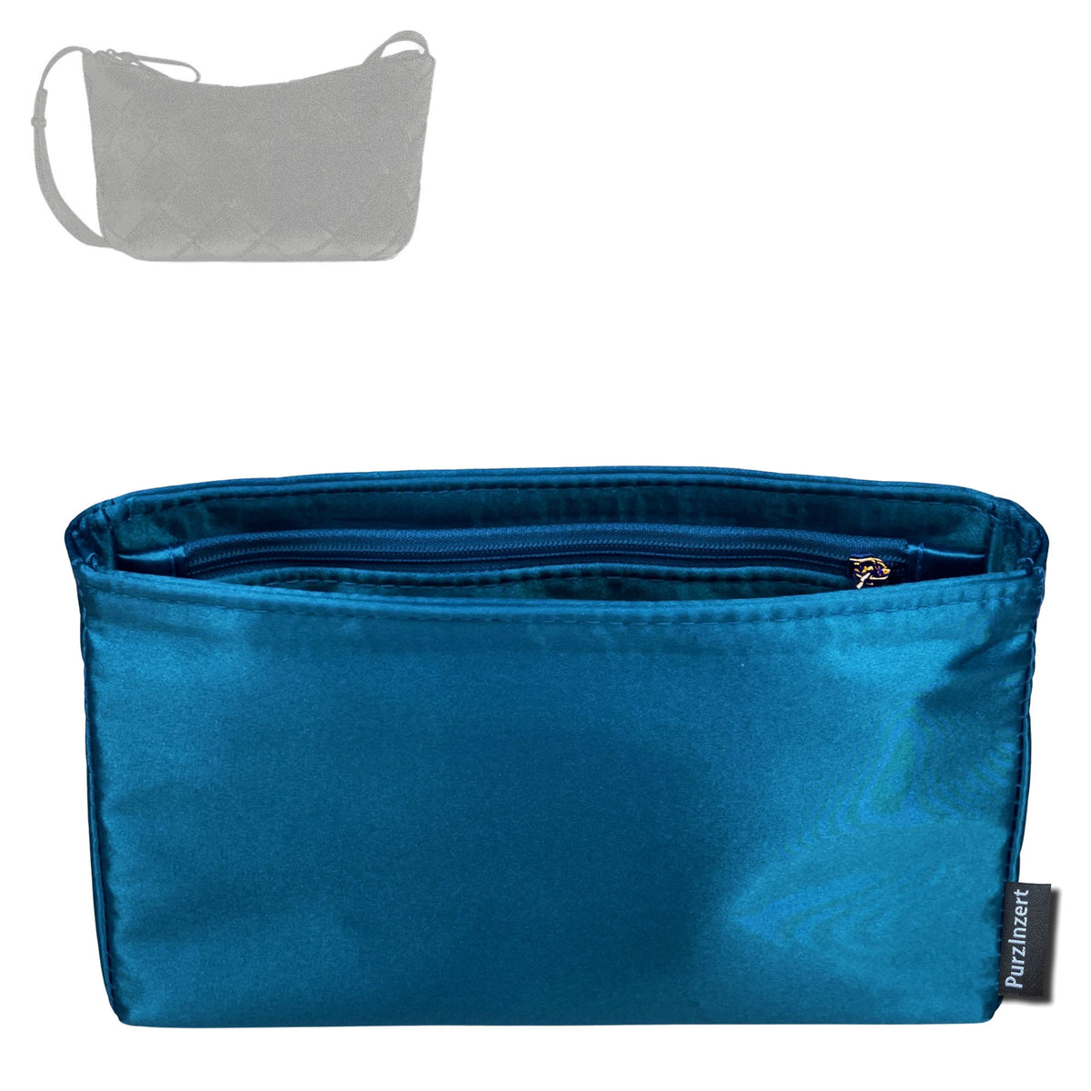 Bag Insert for (BV, Diago Hobo) Organizer Tote Purse Organiser Liner Shaper [Premium Silk Material]