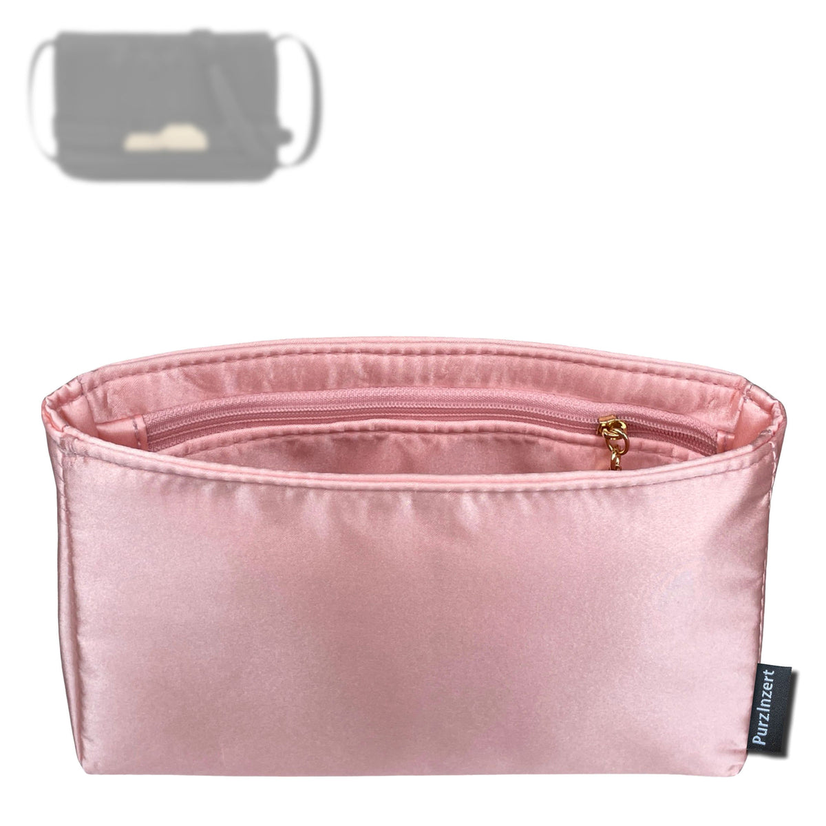 Bag Insert for (Longchamp, Le Smart S Crossbody Bag) Organizer Tote Purse Organiser Liner Shaper [Premium Silk Material]