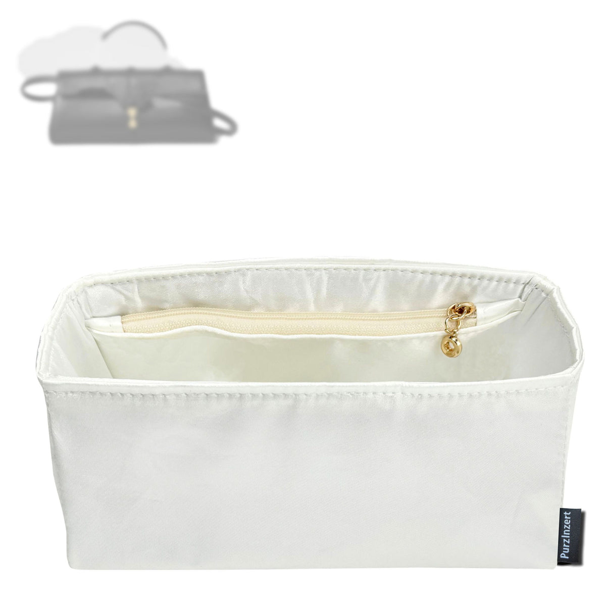 Bag Insert for (Celine, LE 16 SIDE-TO-SIDE) Organizer Tote Purse Organiser Liner Shaper [Premium Silk Material]