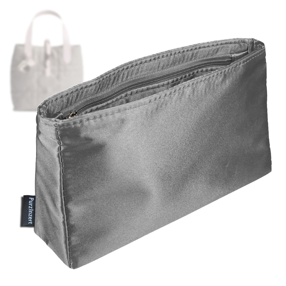 Bag Insert for (Dior, Small Toujours Vertical Tote Bag) Organizer Tote Purse Organiser Liner Shaper [Premium Silk Material]