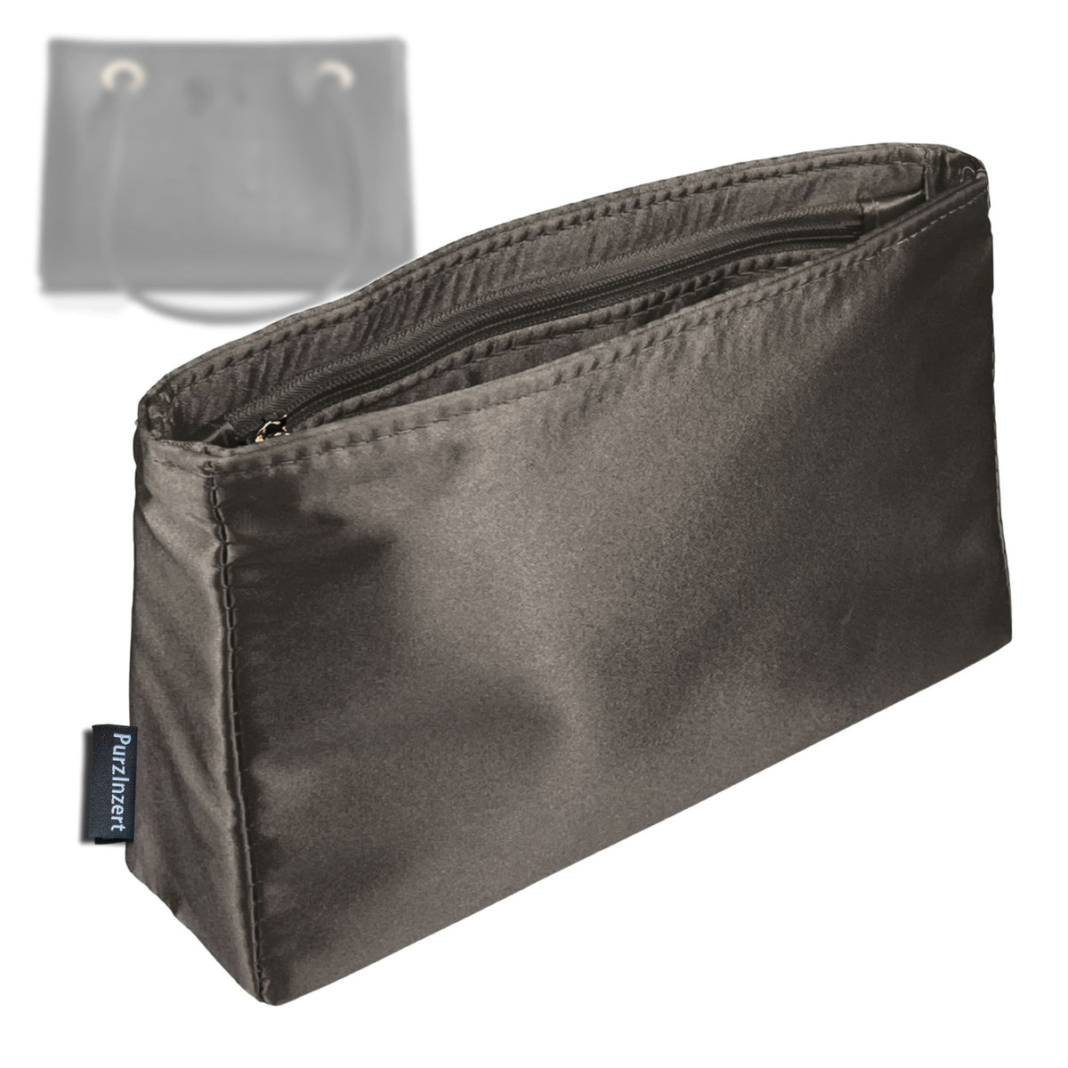 Bag Insert for (Dior, Mini Promenade Shopping Bag) Organizer Tote Purse Organiser Liner Shaper [Premium Silk Material]
