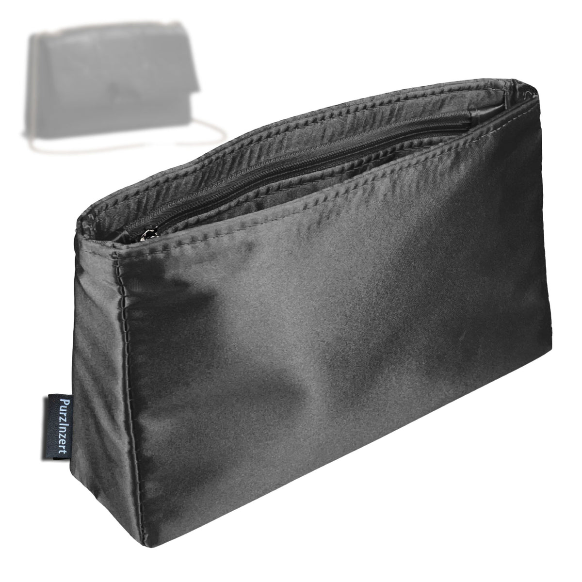 Bag Insert for (Dior, Small Promenade Flap Bag) Organizer Tote Purse Organiser Liner Shaper [Premium Silk Material]