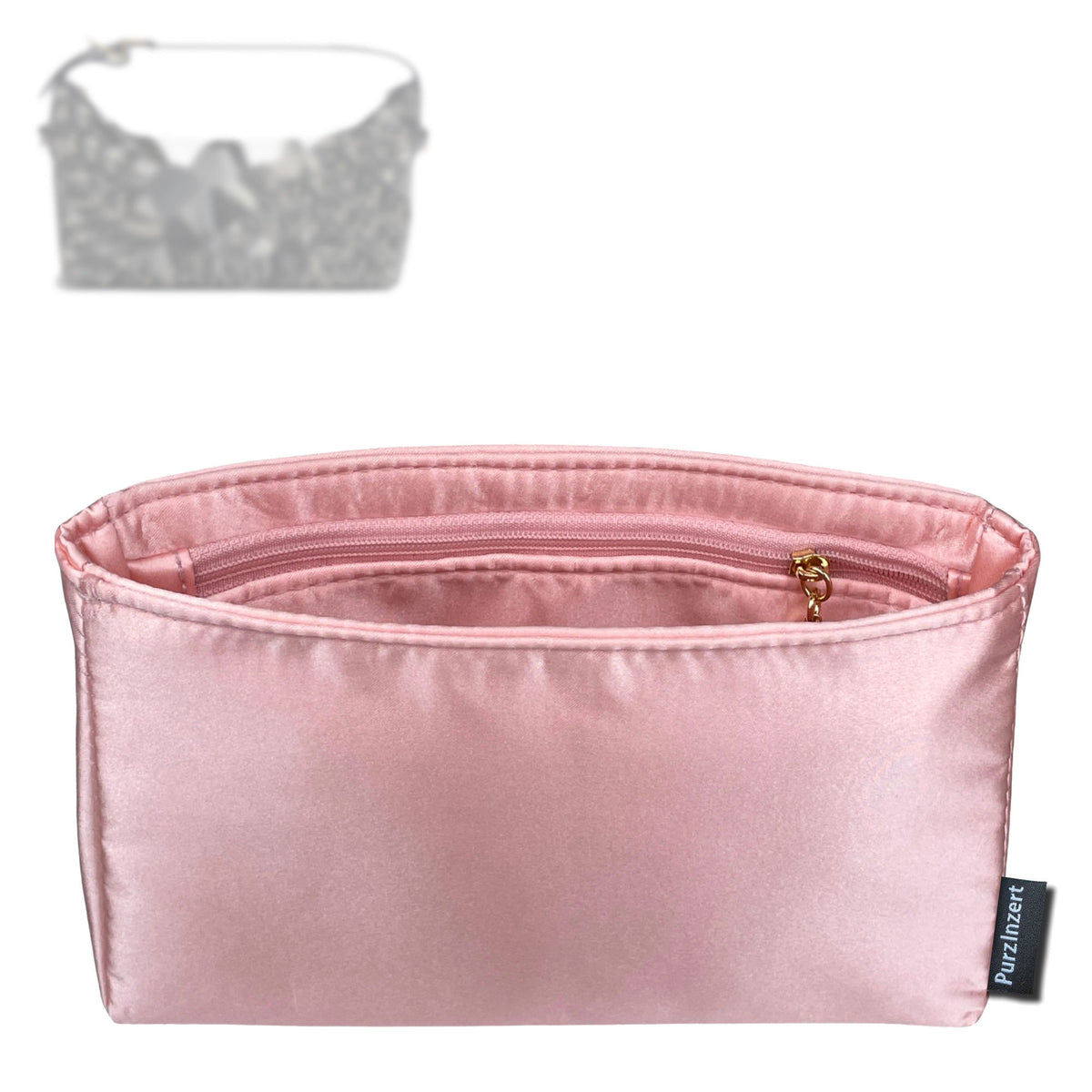 Bag Insert for (Dior, Nomad Pouch) Organizer Tote Purse Organiser Liner Shaper [Premium Silk Material]