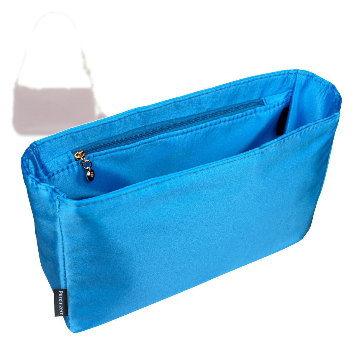 Bag Insert for (Coach, Plaza Bag 18) Organizer Tote Purse Organiser Liner Shaper [Premium Silk Material]