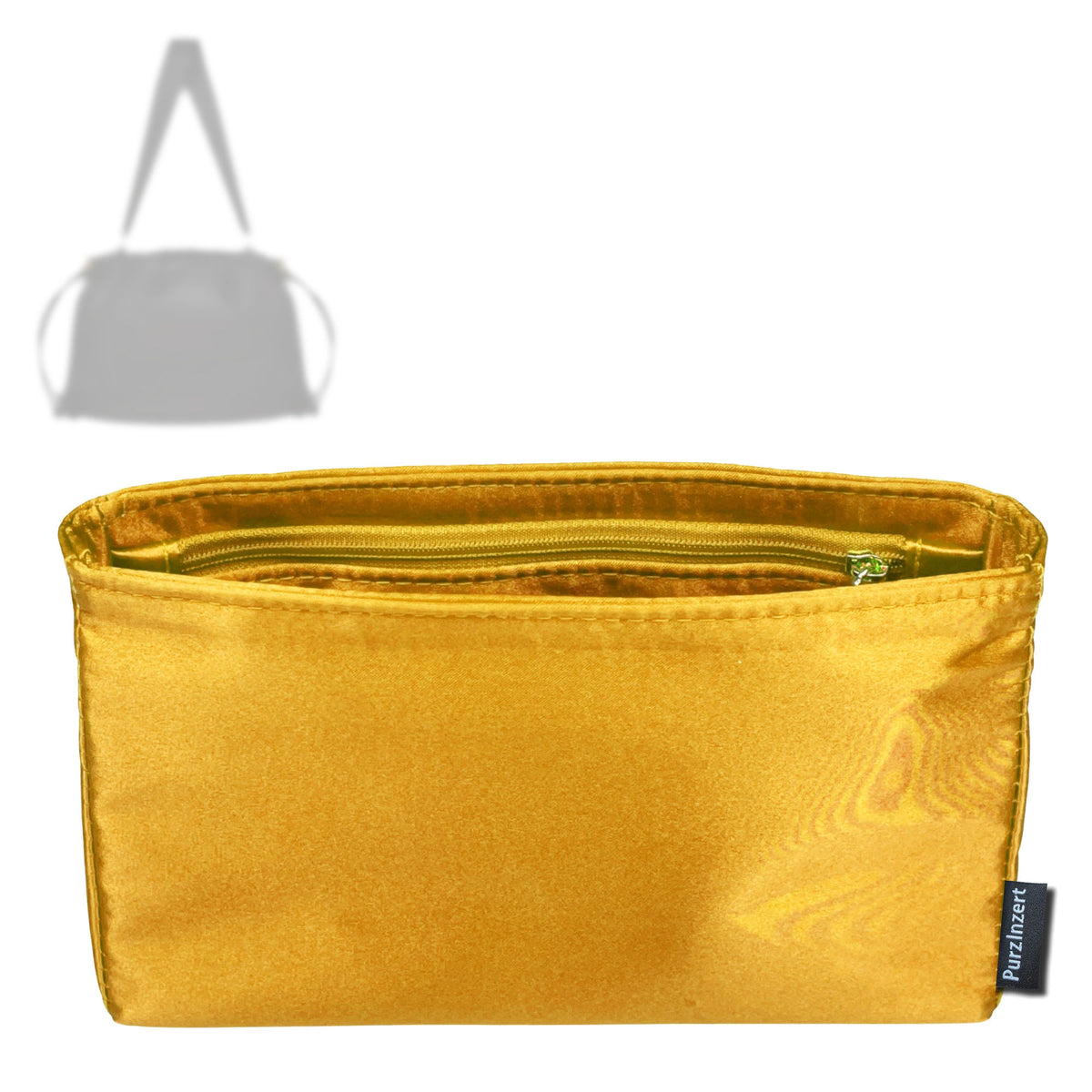 Bag Insert for (Strath berr., Charlotte Midi Drawstring) Organizer Tote Purse Organiser Liner Shaper [Premium Silk Material]