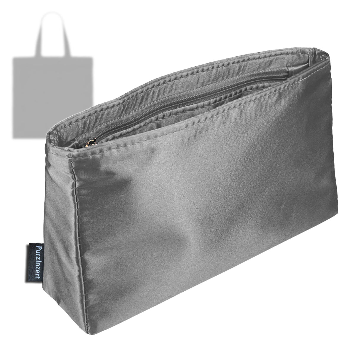Bag Insert for (Saint Laurent (YSL), Rive Droite Fleece Tote Bag) Organizer Tote Purse Organiser Liner Shaper [Premium Silk Material]