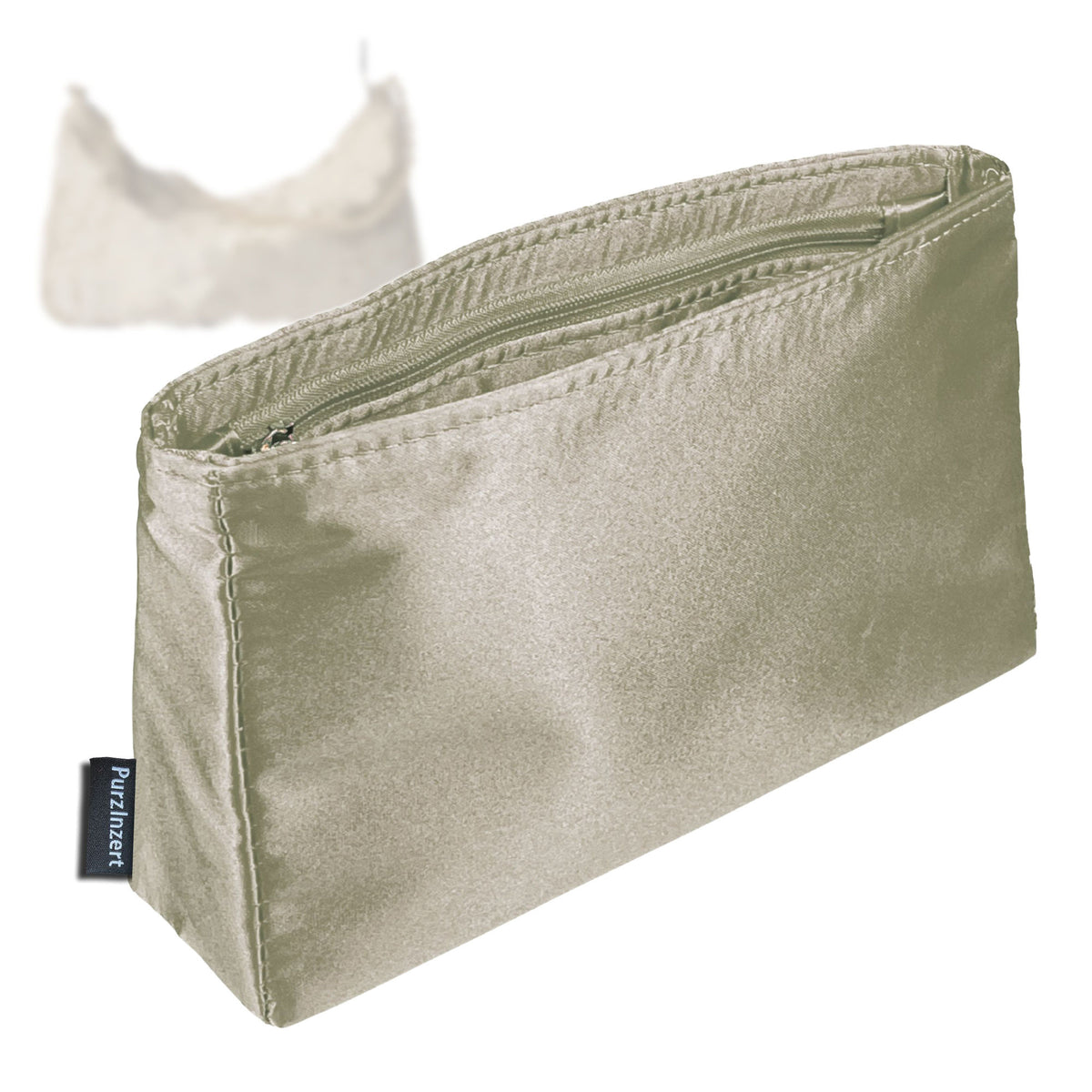 Bag Insert for (Gucci, Lady Lunetta Chain Small Shoulder Bag) Organizer Tote Purse Organiser Liner Shaper [Premium Silk Material]
