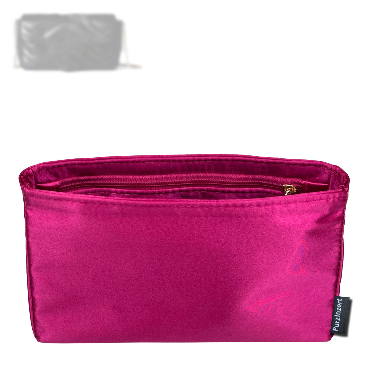 Bag Insert for (Gucci, GG Marmont Mini Shoulder Bag) Organizer Tote Purse Organiser Liner Shaper [Premium Silk Material]