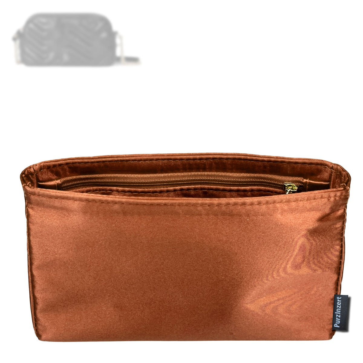 Bag Insert for (Gucci, GG Marmont Small Camera Bag) Organizer Tote Purse Organiser Liner Shaper [Premium Silk Material]