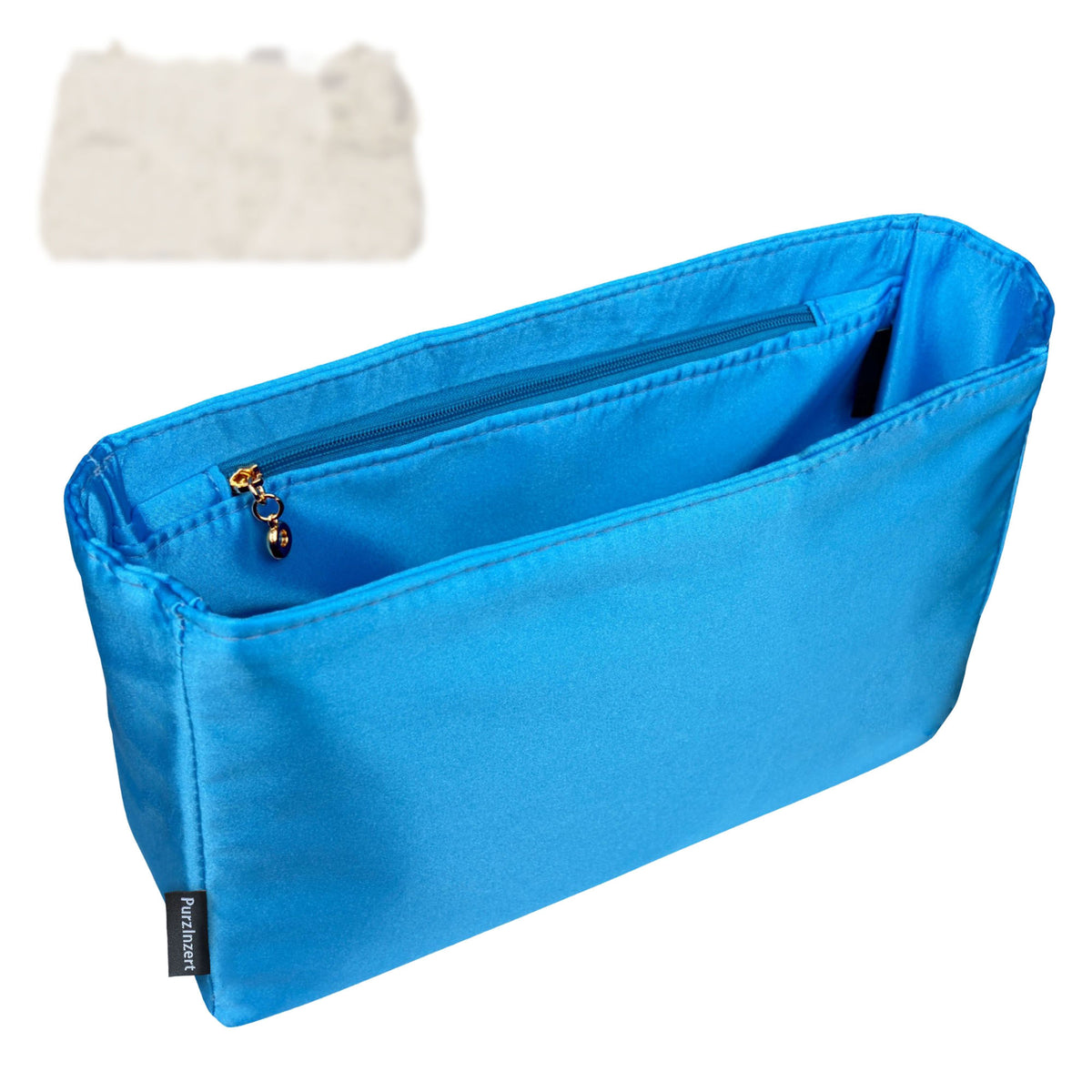 Bag Insert for (Gucci, GG Marmont Small Shoulder Bag) Organizer Tote Purse Organiser Liner Shaper [Premium Silk Material]
