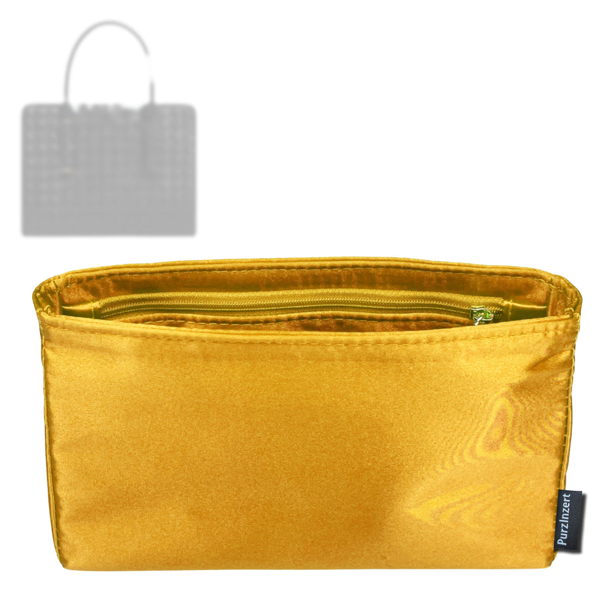 Bag Insert for (Bottega Veneta, Mini Barbara Tote) Organizer Tote Purse Organiser Liner Shaper [Premium Silk Material]