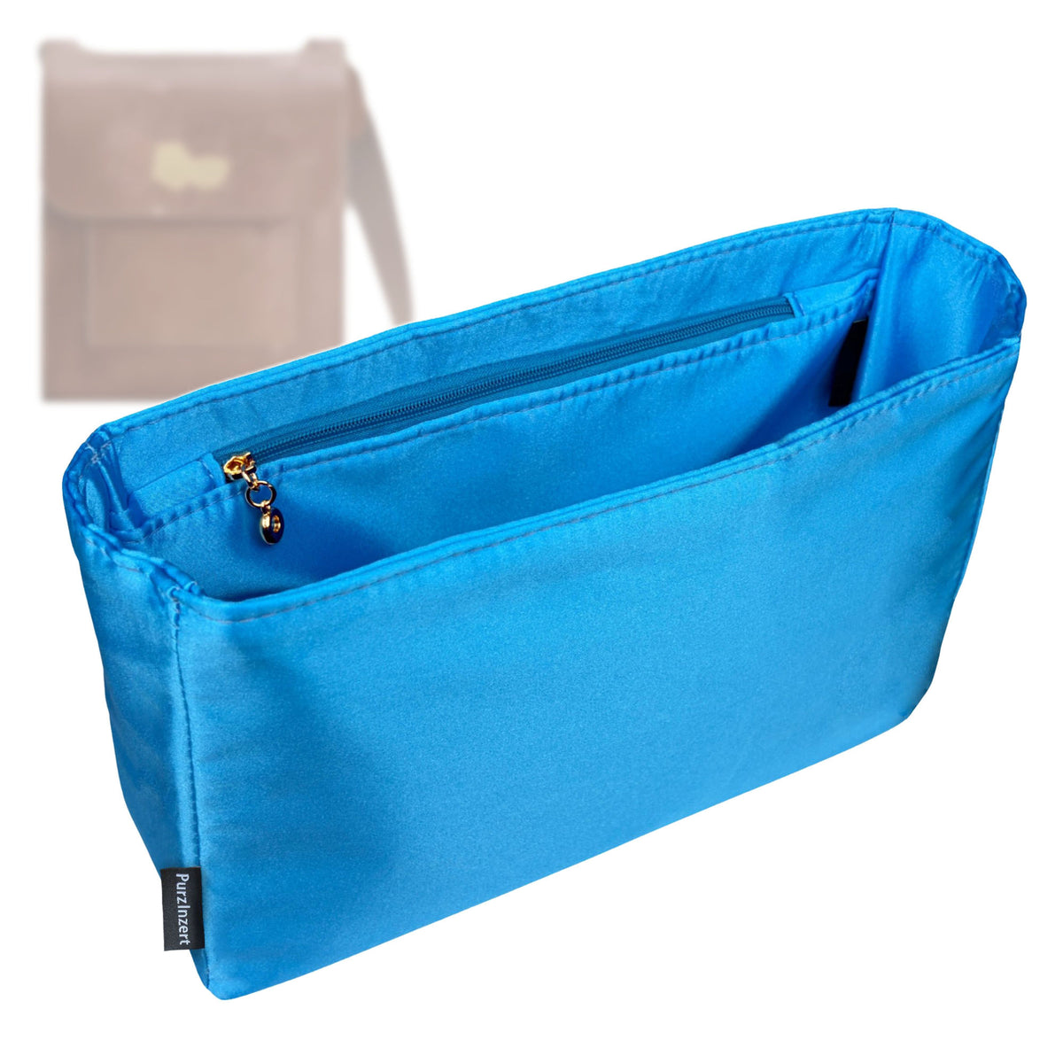 Bag Insert for (Mulberry, Antony Messenger Bag) Organizer Tote Purse Organiser Liner Shaper [Premium Silk Material]