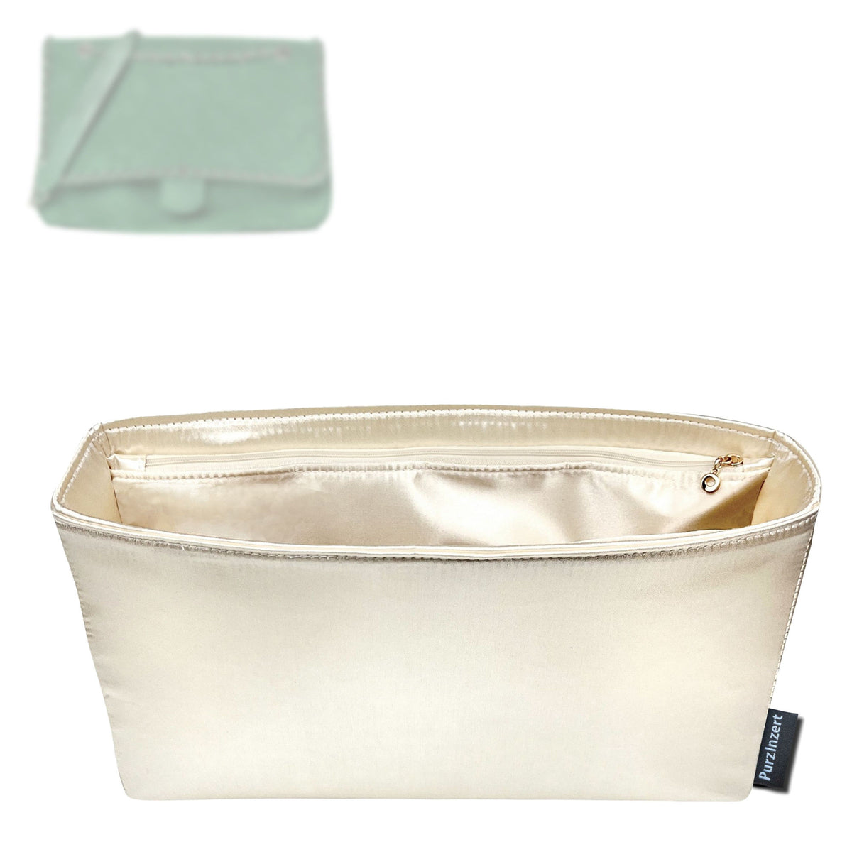 Bag Insert for (Chanel, Chane* x Pharrel* William XXL Classic Flap) Organizer Tote Purse Organiser Liner Shaper [Premium Silk Material]