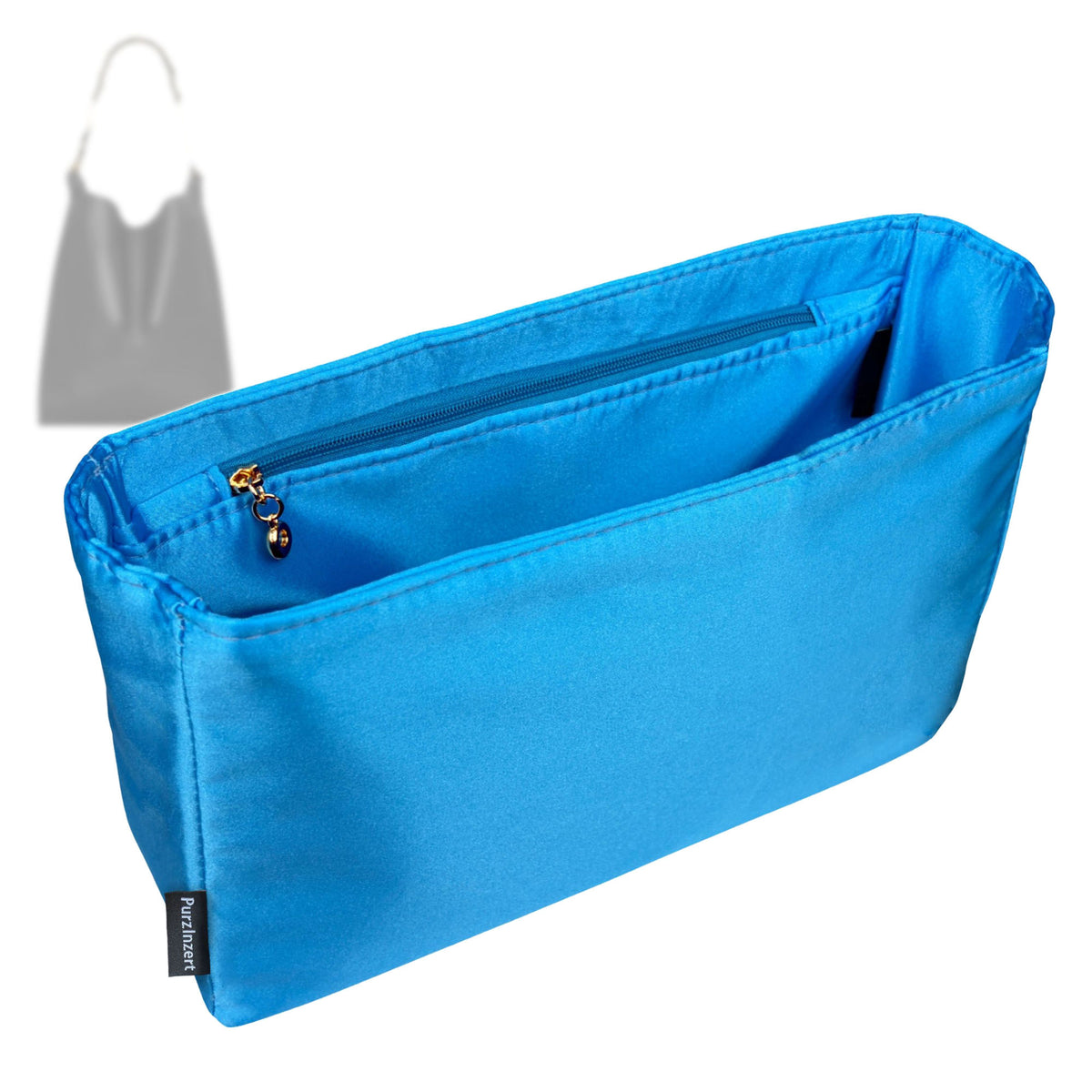 Bag Insert for (Saint Laurent (YSL), AMALIA) Organizer Tote Purse Organiser Liner Shaper [Premium Silk Material]