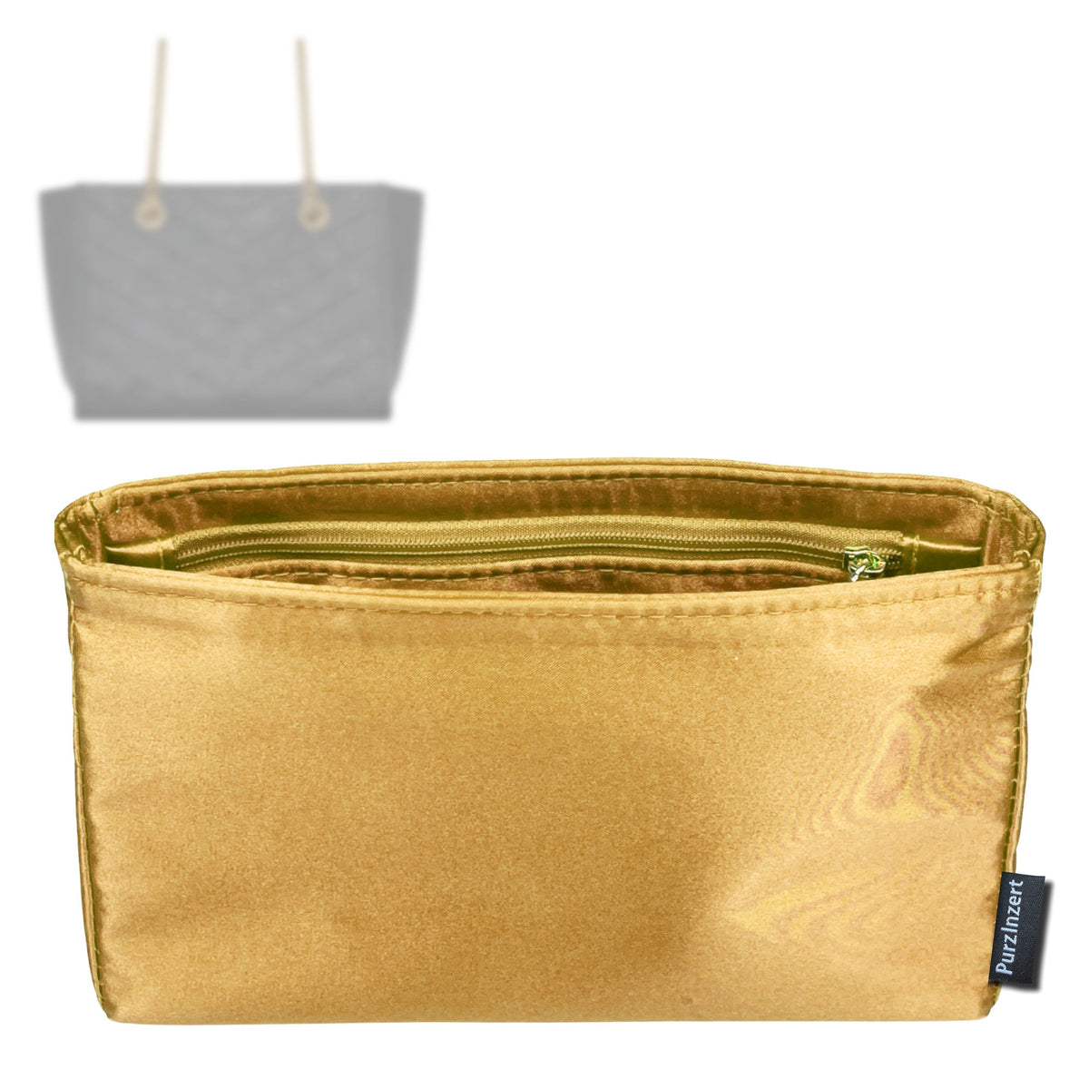 Bag Insert for (Saint Laurent (YSL), NIKI Small Shopping) Organizer Tote Purse Organiser Liner Shaper [Premium Silk Material]