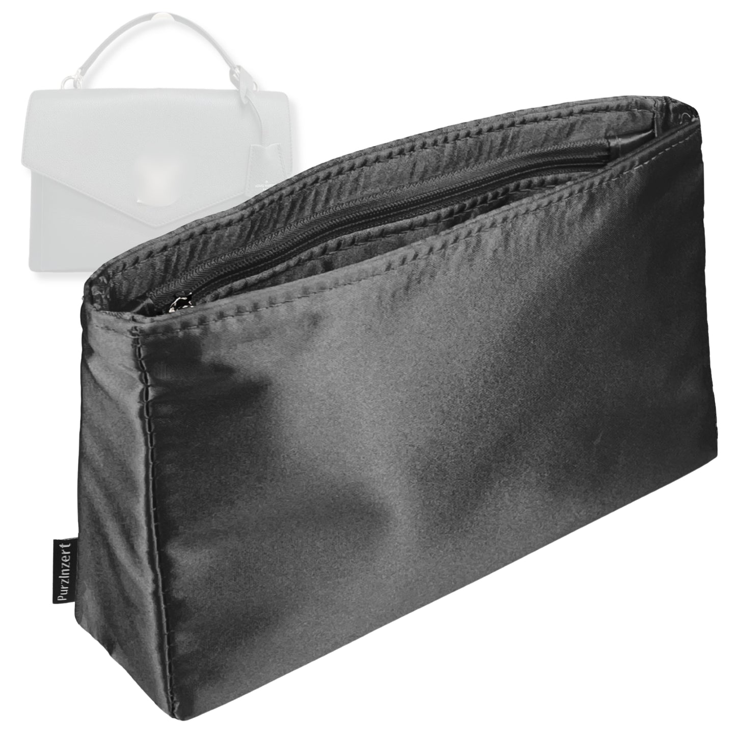 Bag Insert for (LV, MyLockme) Organizer Tote Purse Organiser Liner Shaper [Premium Silk Material]