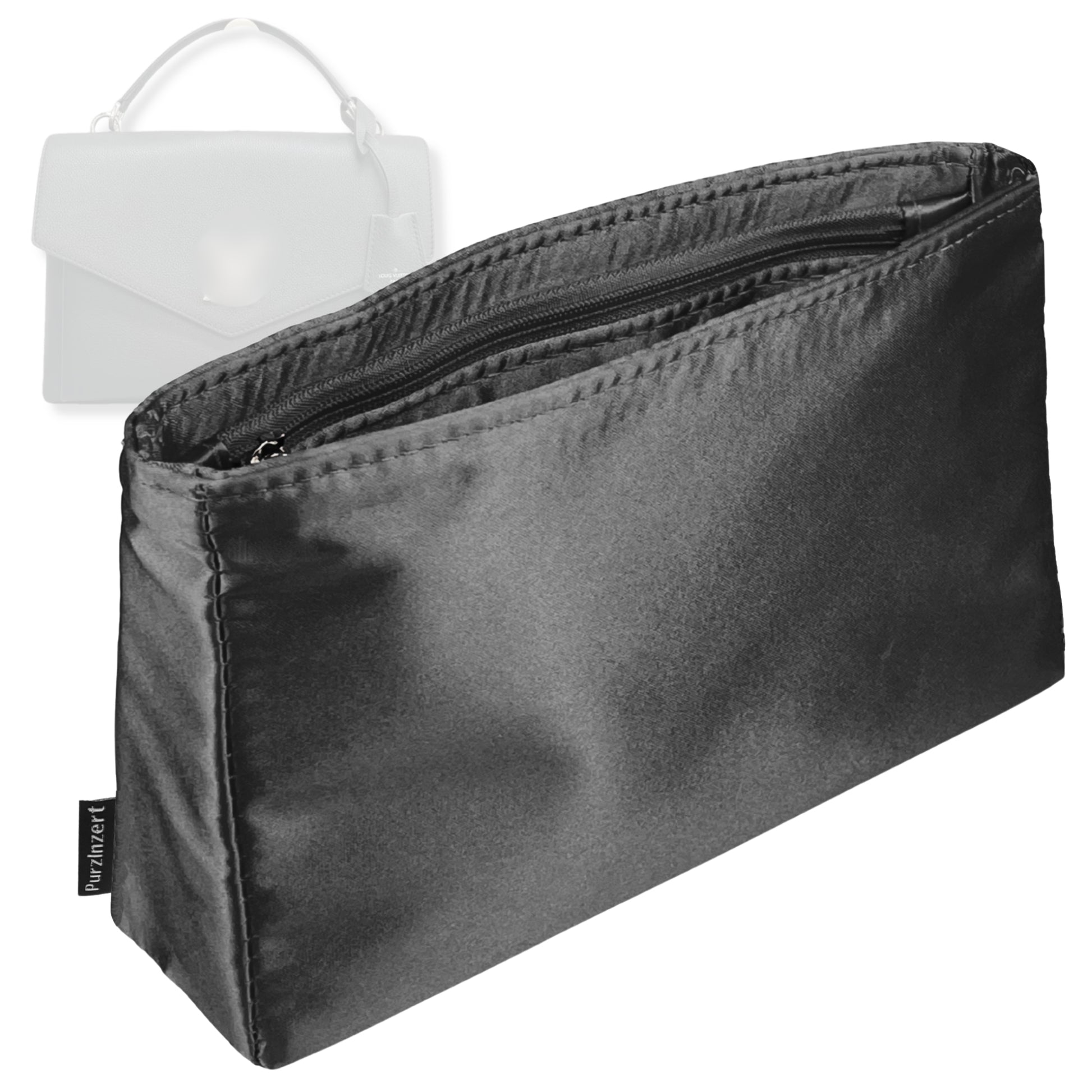 Bag Insert for (LV, MyLockme) Organizer Tote Purse Organiser Liner Shaper [Premium Silk Material]
