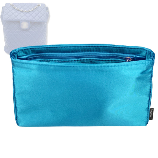 Bag Insert for (Chanel, Urban Spirit Backpack Mini 17cm) Organizer Tote Purse Organiser Liner Shaper [Premium Silk Material]