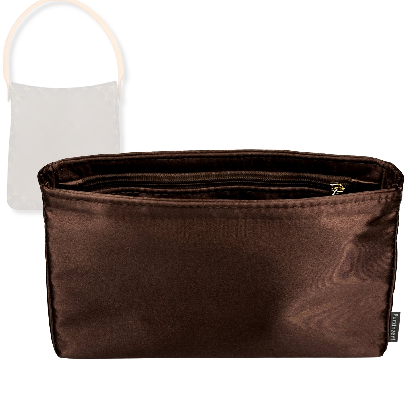 Bag Insert for (LV, Looping GM (Large)) Organizer Tote Purse Organiser Liner Shaper [Premium Silk Material]