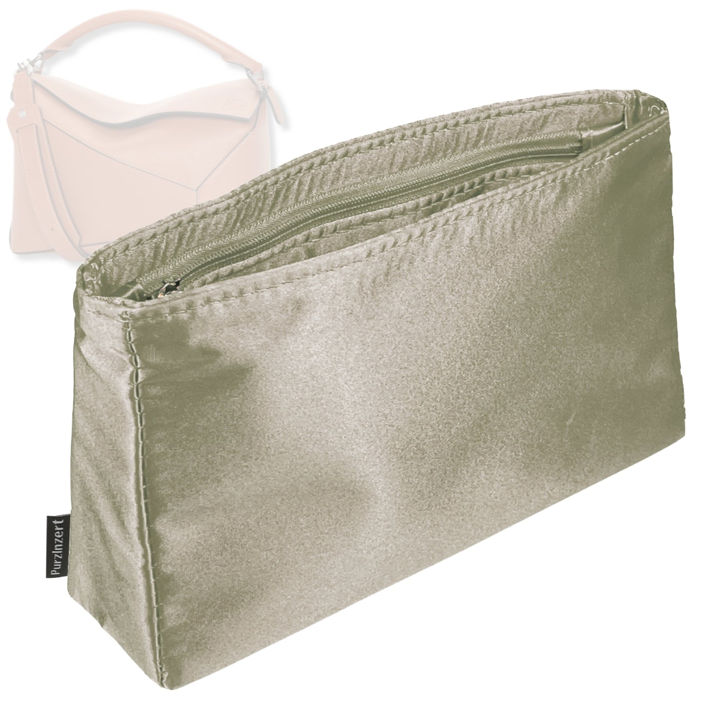 Bag Insert for (Loewe, Puzzle Small) Organizer Tote Purse Organiser Liner Shaper [Premium Silk Material]