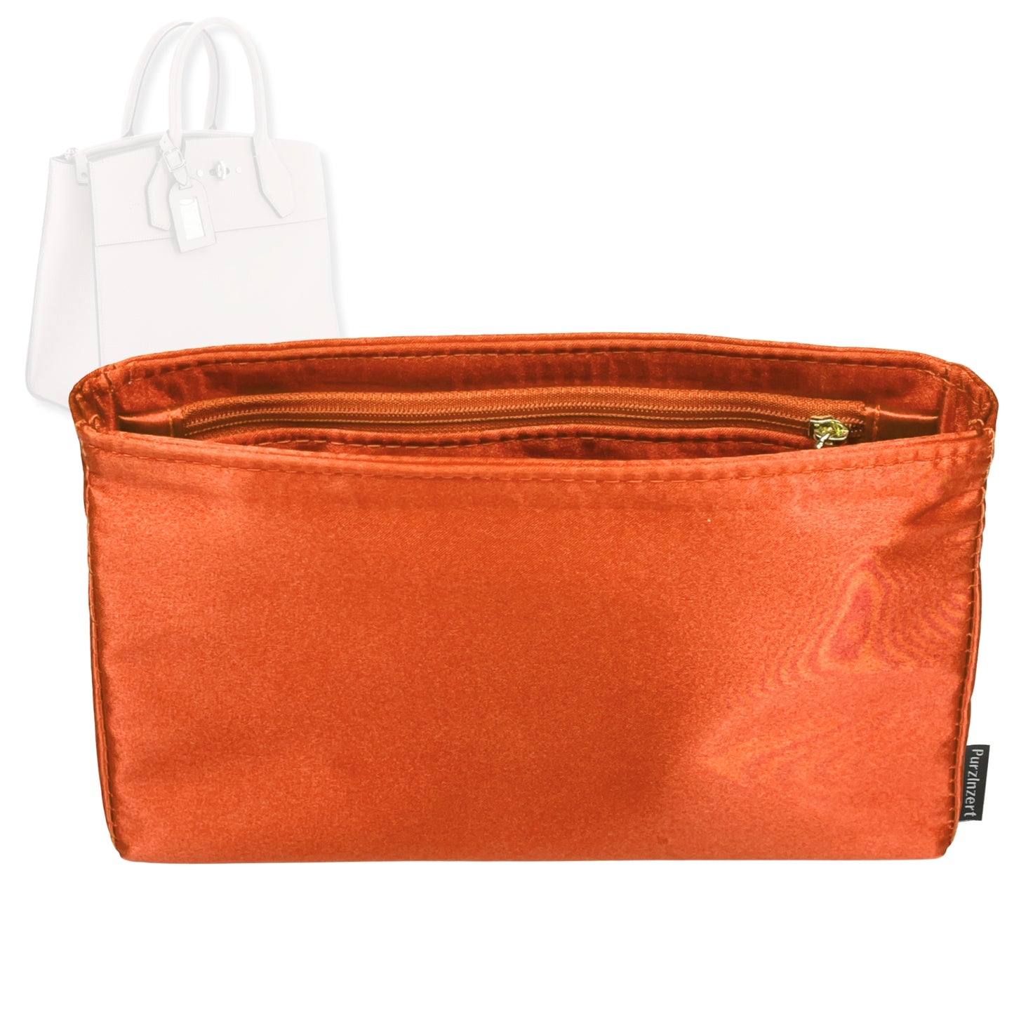 Bag Insert for (LV, City Steamer Mini) Organizer Tote Purse Organiser Liner Shaper [Premium Silk Material]