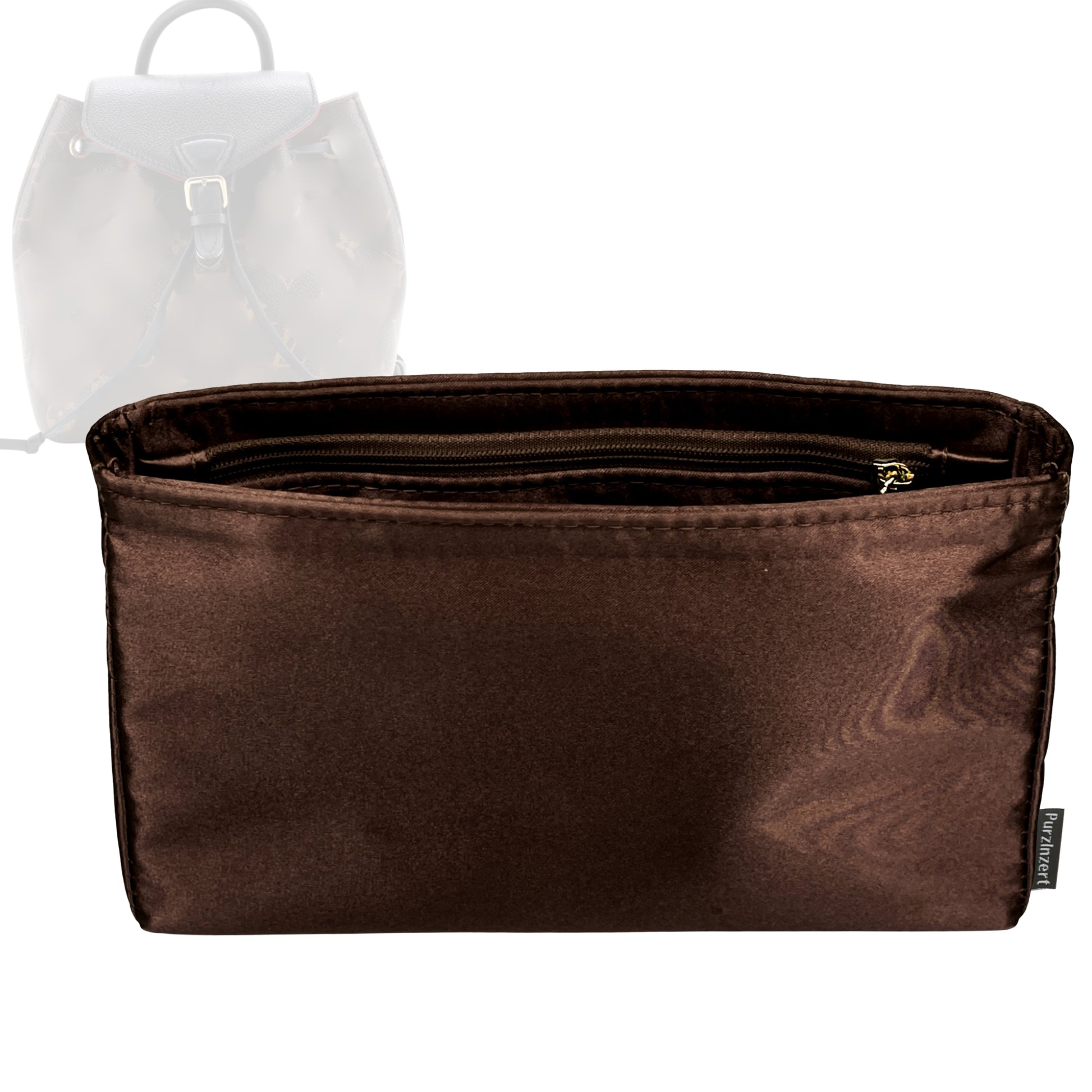 Bag Insert for (LV, Montsouris BB) Organizer Tote Purse Organiser Liner Shaper [Premium Silk Material]