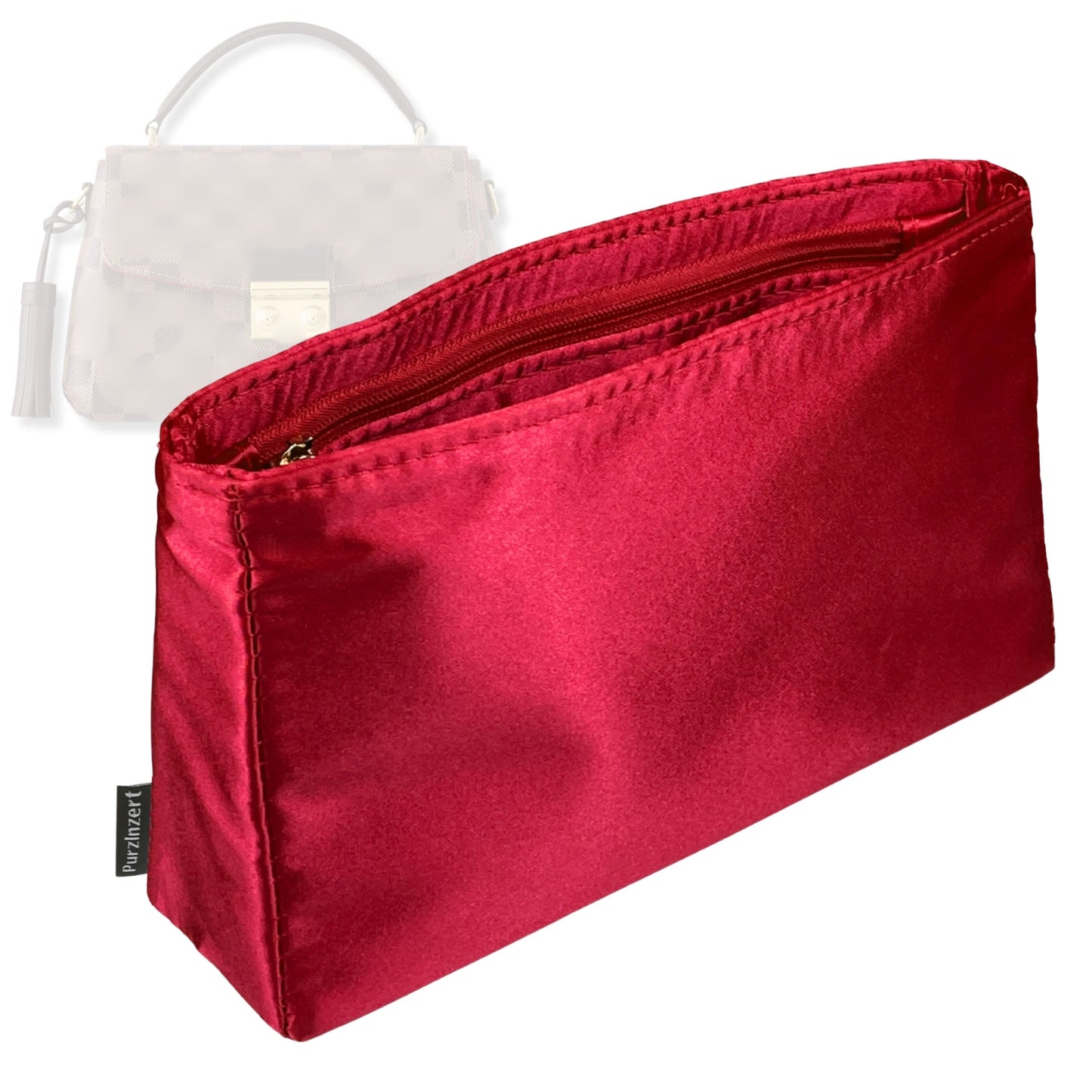 Bag Insert for (LV, Croisette) Organizer Tote Purse Organiser Liner Shaper [Premium Silk Material]