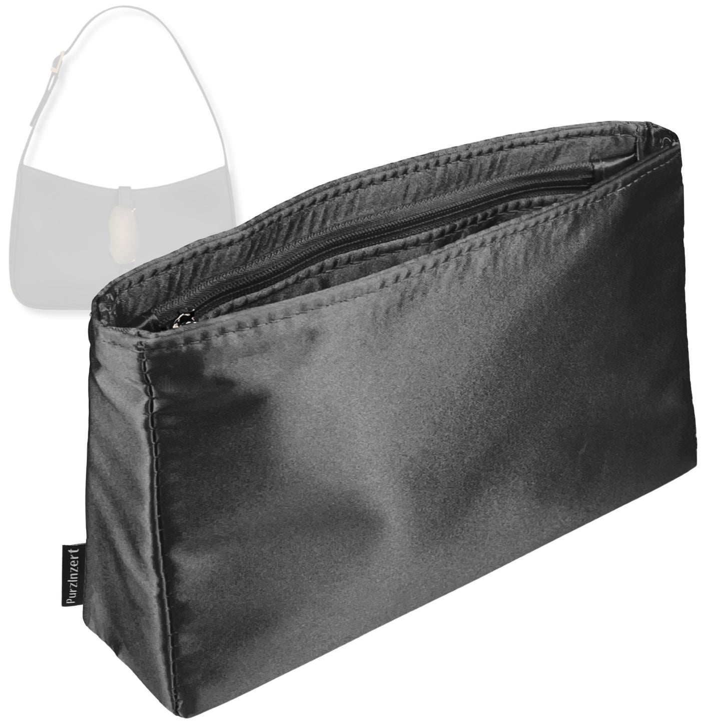 Bag Insert for (Saint Laurent (YSL), LE 5 A 7) Organizer Tote Purse Organiser Liner Shaper [Premium Silk Material]