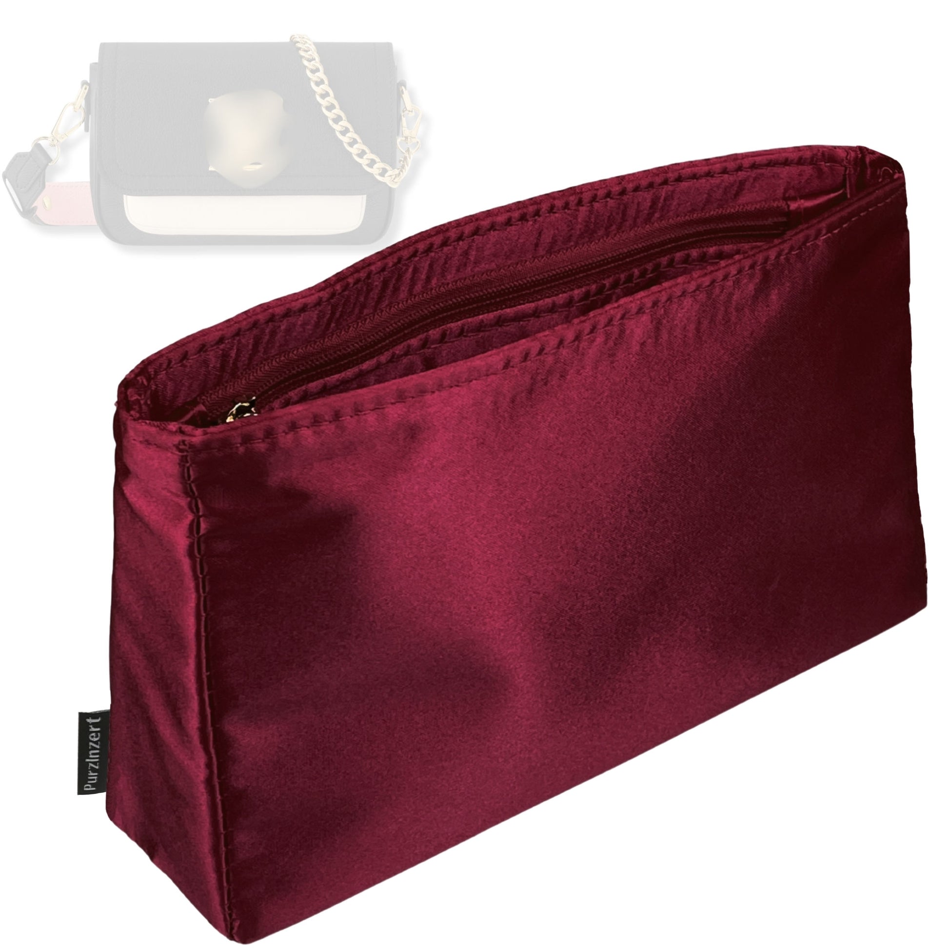 Bag Insert for (LV, Lockme Tender) Organizer Tote Purse Organiser Liner Shaper [Premium Silk Material]