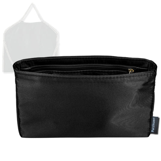 Bag Insert for (Stella McCartney, Large Falabella Tote) Organizer Tote Purse Organiser Liner Shaper [Premium Silk Material]