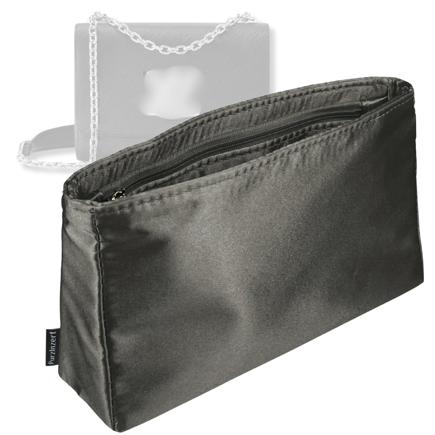 Bag Insert for (LV, Twist MM (Medium)) Organizer Tote Purse Organiser Liner Shaper [Premium Silk Material]