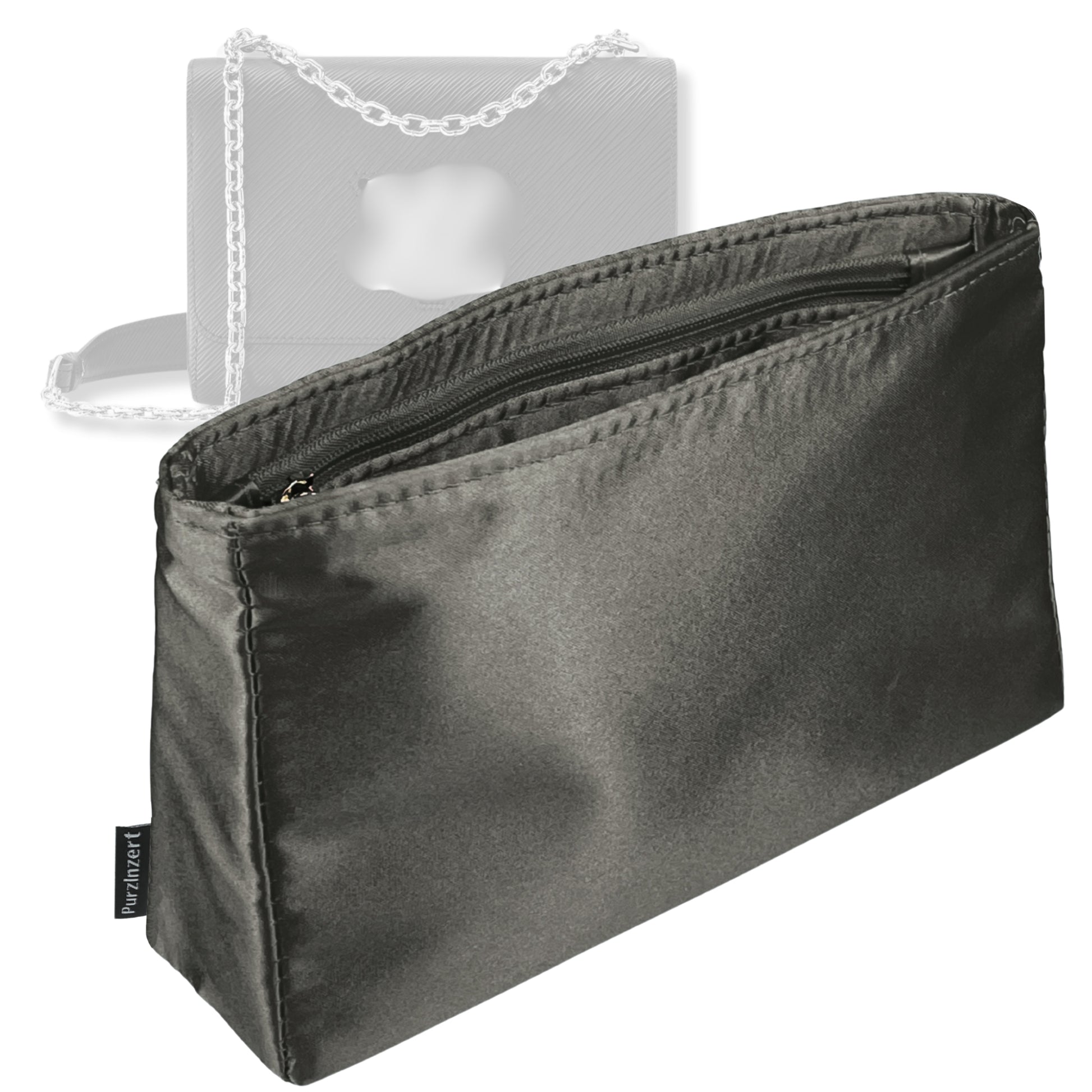 Bag Insert for (LV, Twist MM (Medium)) Organizer Tote Purse Organiser Liner Shaper [Premium Silk Material]