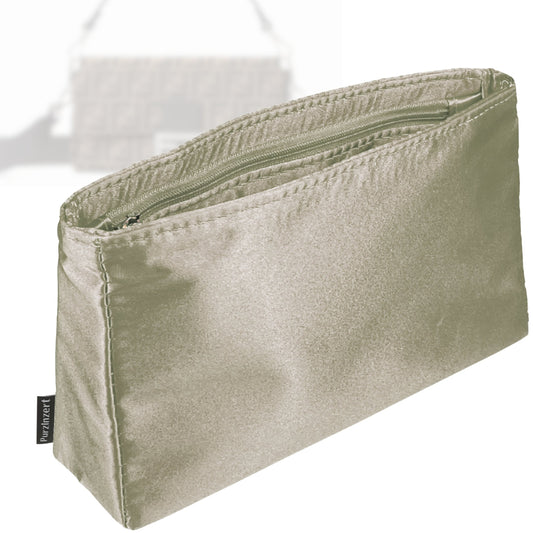 Bag Insert for (Fendi, Baguette Large) Organizer Tote Purse Organiser Liner Shaper [Premium Silk Material]