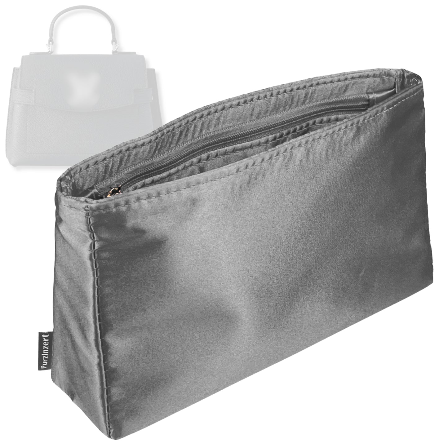 Bag Insert for (LV, LockMe Ever Mini) Organizer Tote Purse Organiser Liner Shaper [Premium Silk Material]