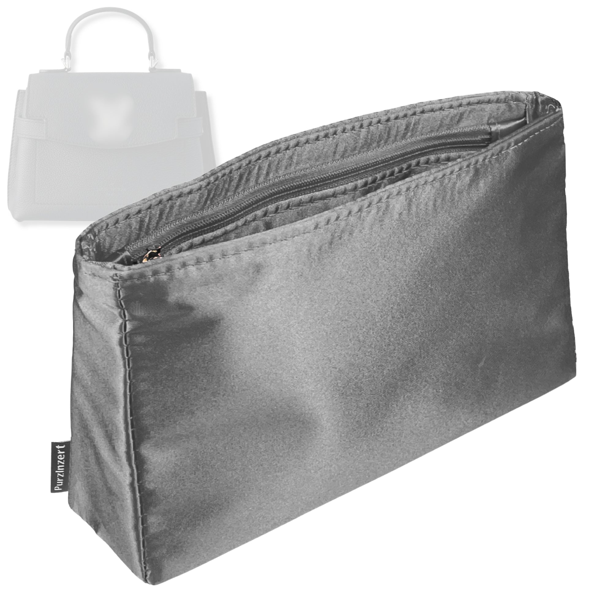 Bag Insert for (LV, LockMe Ever Mini) Organizer Tote Purse Organiser Liner Shaper [Premium Silk Material]
