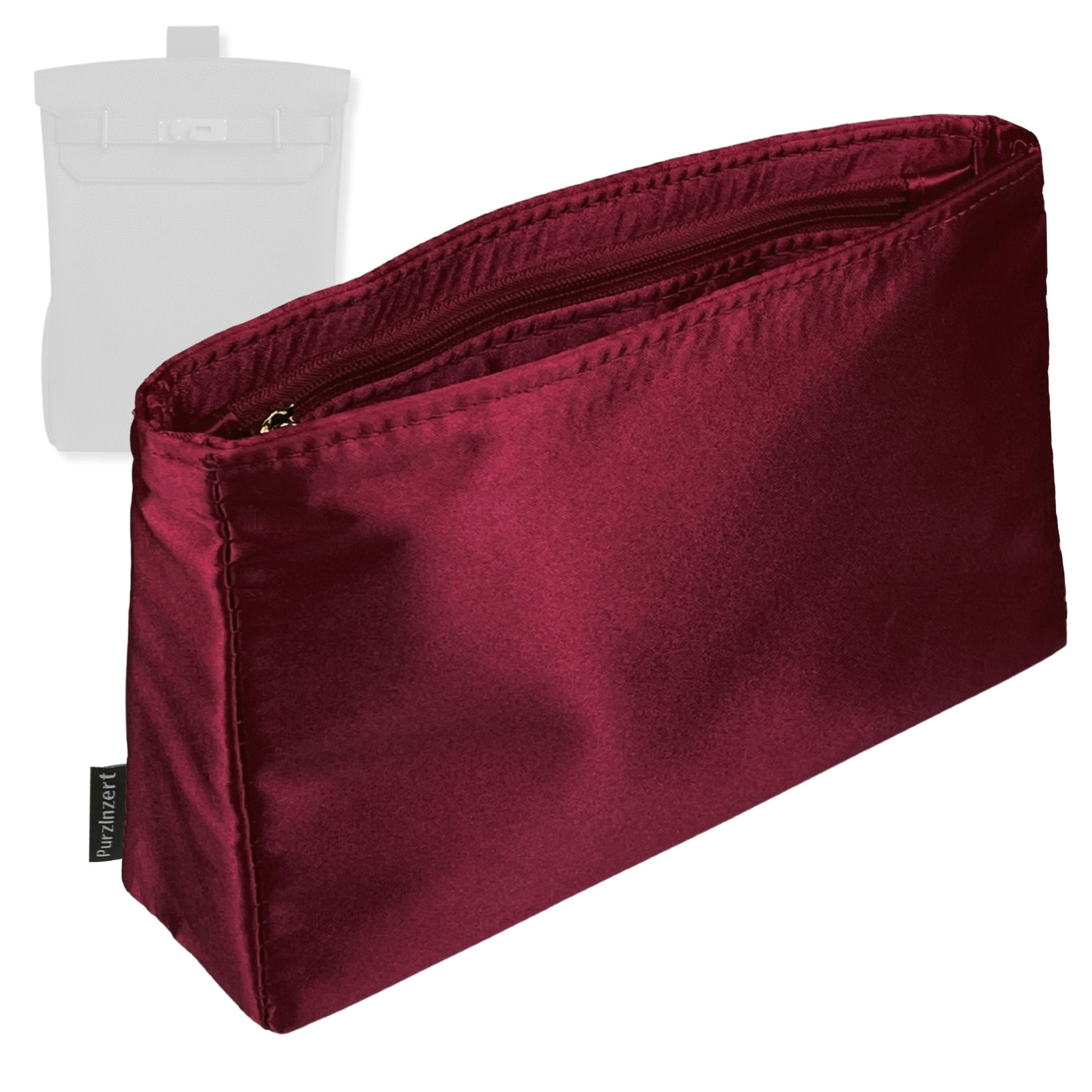 Bag Insert for (Hermes, HAC A Dos PM (Small)) Organizer Tote Purse Organiser Liner Shaper [Premium Silk Material]