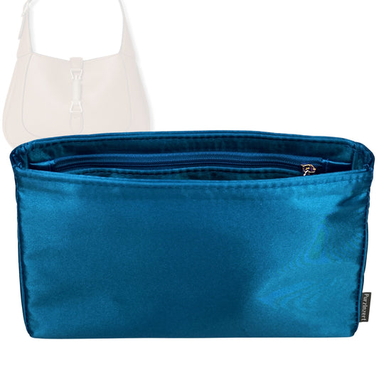 Bag Insert for (Gucci, Jackie 1961 Medium) Organizer Tote Purse Organiser Liner Shaper [Premium Silk Material]