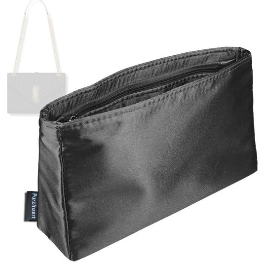 Bag Insert for (Saint Laurent (YSL), Envelope Small) Organizer Tote Purse Organiser Liner Shaper [Premium Silk Material]