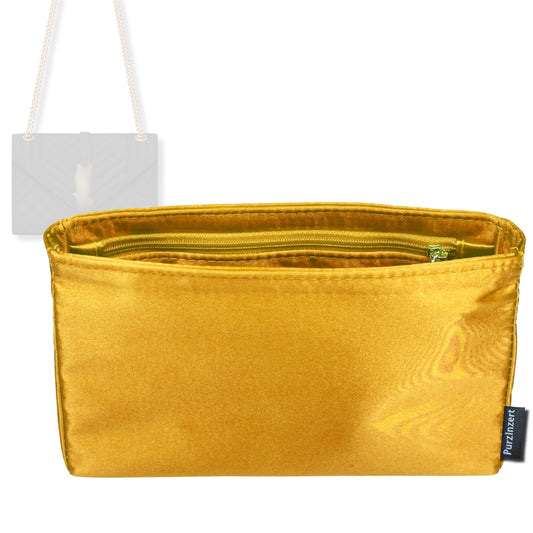 Bag Insert for (Saint Laurent (YSL), Envelope Medium) Organizer Tote Purse Organiser Liner Shaper [Premium Silk Material]