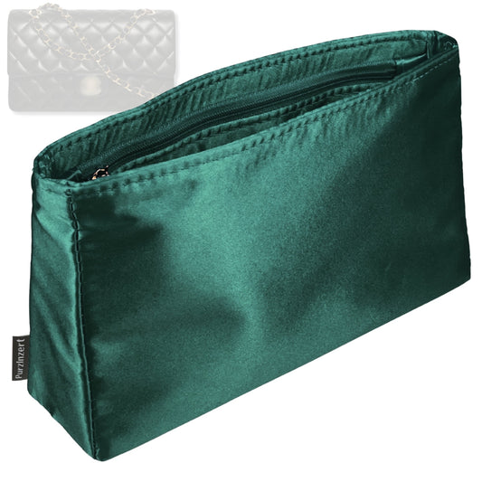 Bag Insert for (Chanel, Mini Rectangular Classic Flap) Organizer Tote Purse Organiser Liner Shaper [Premium Silk Material]