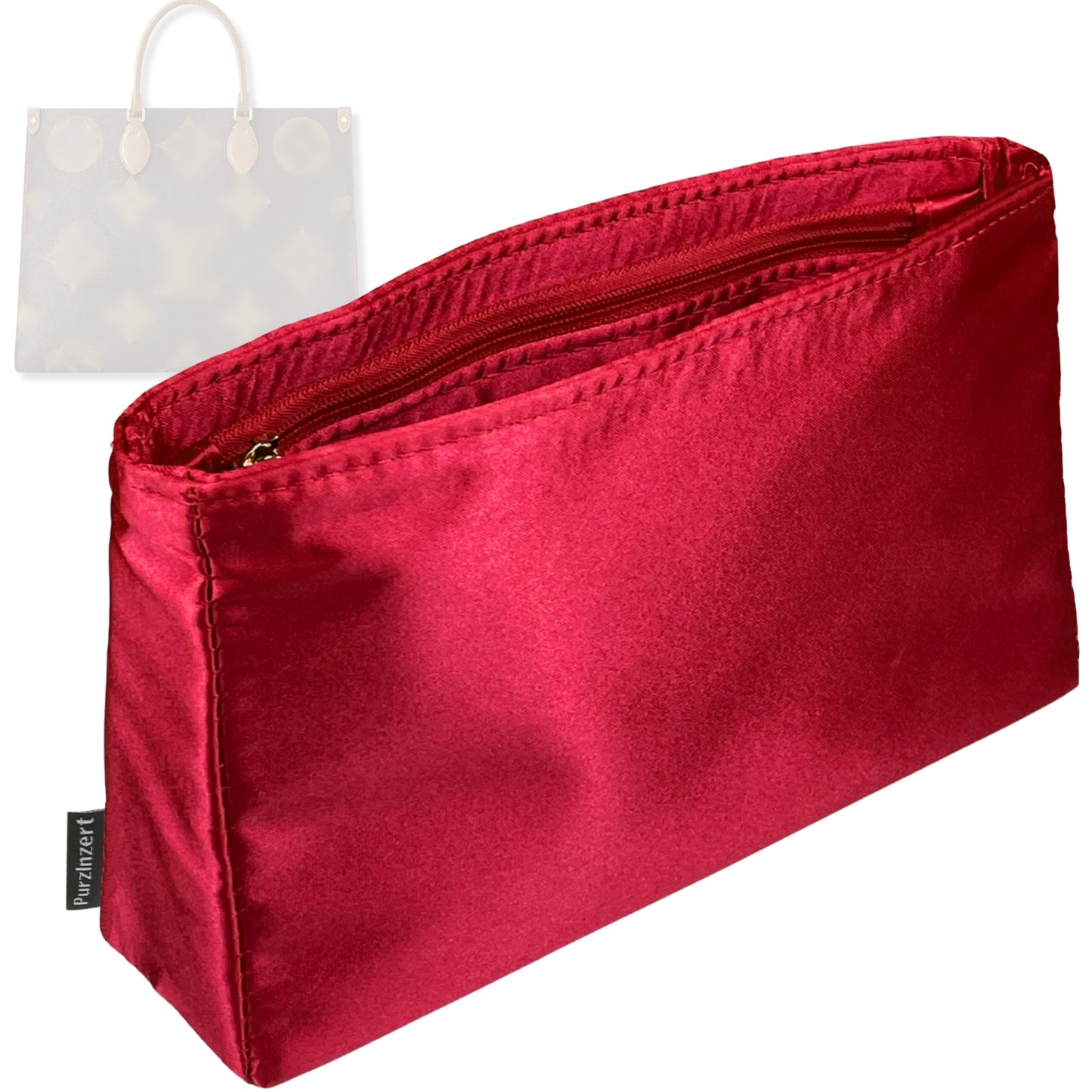 Bag Insert for (LV, OnTheGo BB) Organizer Tote Purse Organiser Liner Shaper [Premium Silk Material]